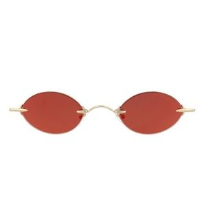 CHRISTOPHER KANE ROUND OVAL SUNGLASSES